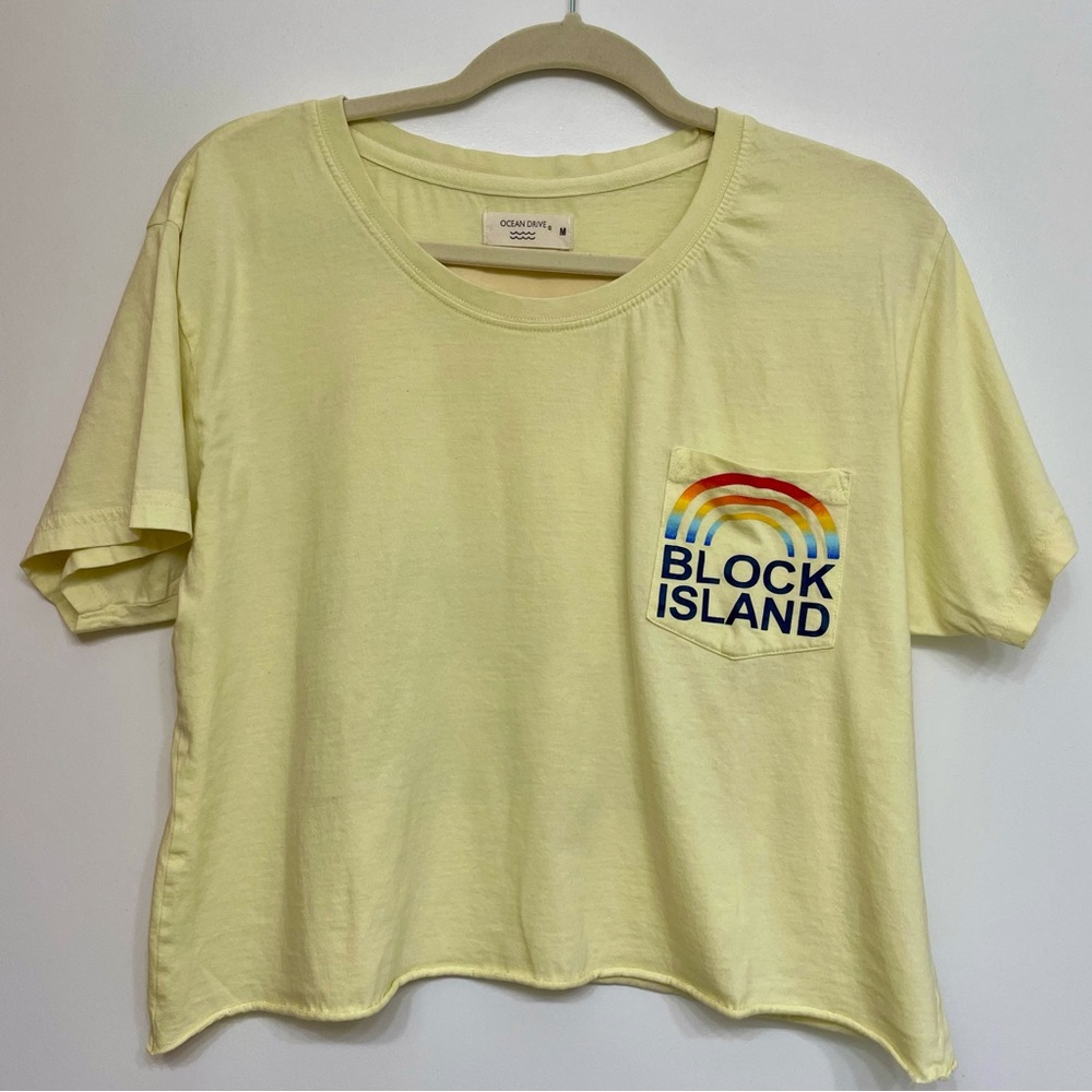 Ocean Drive Block Island RI Shirt, size M